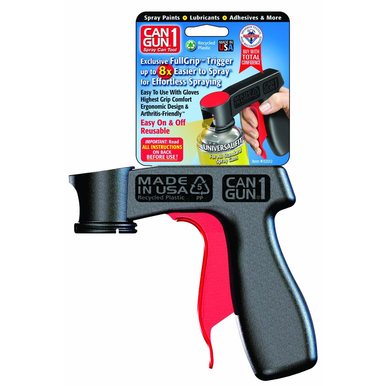 PREMIUM SPRAY CAN HANDLE by CAN-GUN1 MfrPartNo 02012 - Spray